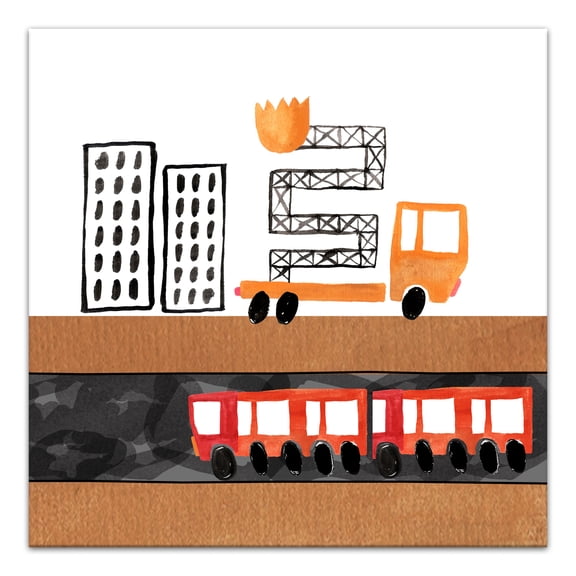 Creative Products City Building 24x24 Canvas Wall Art