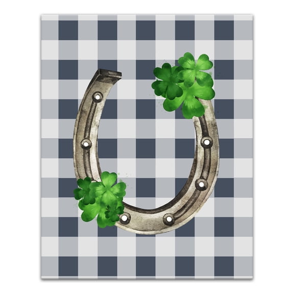 Creative Products Clover Horseshoe 16x20 Canvas Wall Art