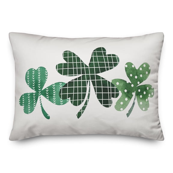 Creative Products Clover Trio 20 x 14 Indoor / Outdoor Pillow