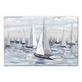 thumbnail image 1 of Creative Products Coastal Sailboats 24 x 16 Canvas Wall Art, 1 of 5