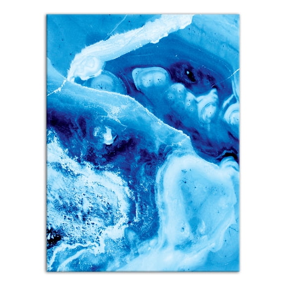 Creative Products Cobalt Geode Abstract 30 x 40 Canvas Wall Art