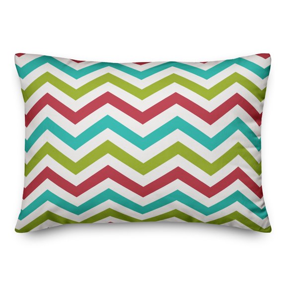 Creative Products Colorful Chevron 14x20 Spun Poly Pillow