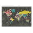 thumbnail image 1 of Creative Products Colorful Map 36x24 Canvas Wall Art, 1 of 5