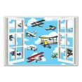 thumbnail image 1 of Creative Products Colorful Planes Window 32x48 Canvas Wall Art, 1 of 4