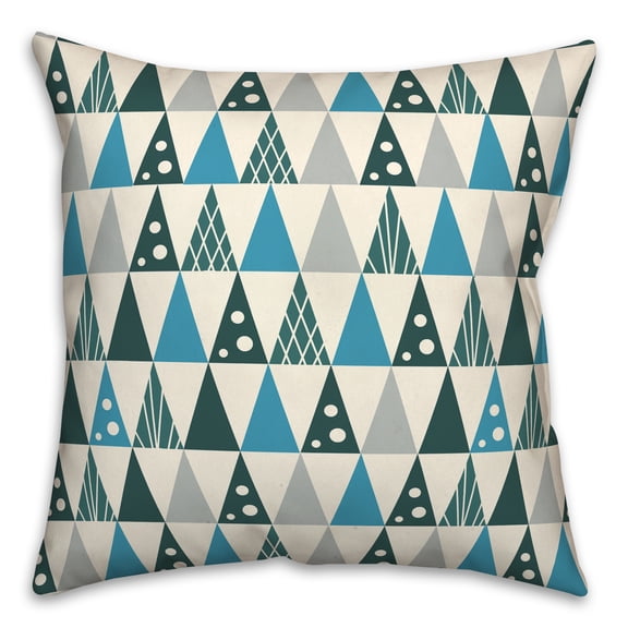 Creative Products Cool Tree Pattern 16 x 16 Spun Poly Pillow