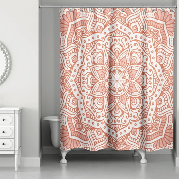 Creative Products Coral Mandala 71x74 Shower Curtain