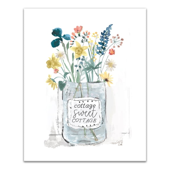 Creative Products Cottage Sweet Cottage 24 x 30 Canvas Wall Art