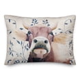 thumbnail image 1 of Creative Products Cow with Patterns 14x20 Spun Poly Pillow, 1 of 3