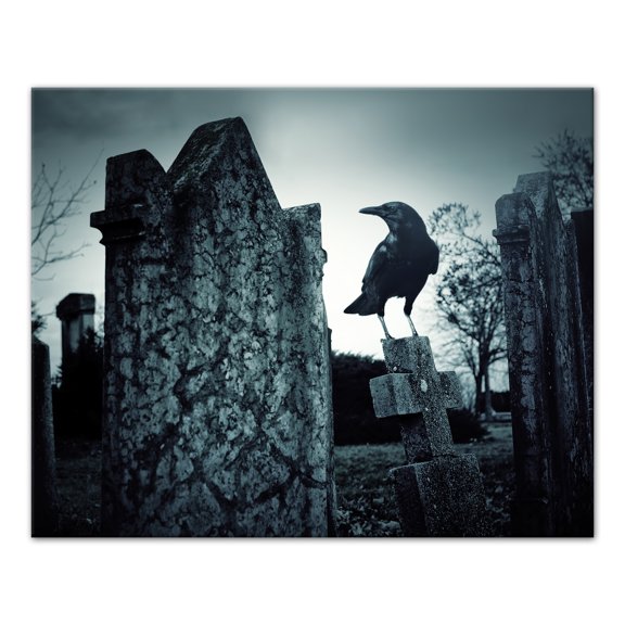 Creative Products Creepy Graveyard Trees 16x20 Canvas Wall Art