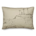 thumbnail image 1 of Creative Products Crosses On Hill Pillow 14 x 20 Spun Poly Pillow, 1 of 3