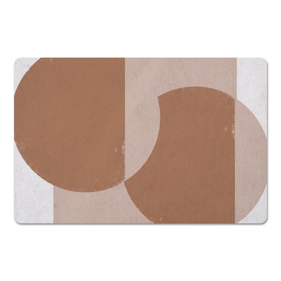 Creative Products Cut Out Circles 18 x 27 Floor Mat