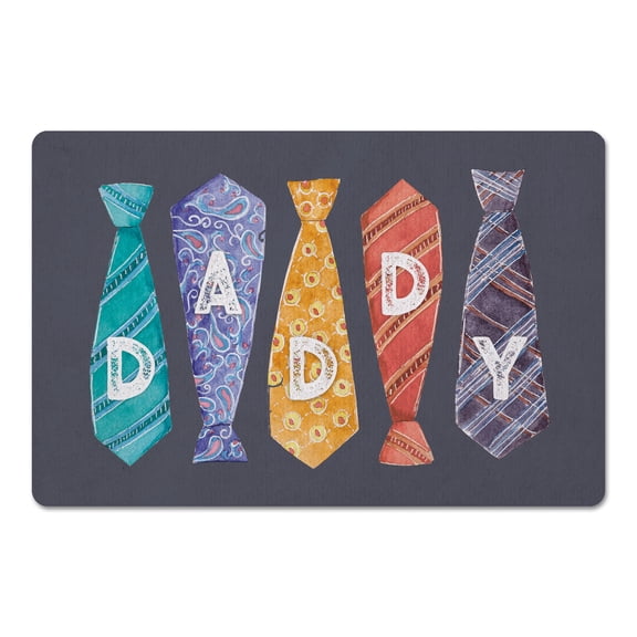 Creative Products Daddy Ties 18 x 27 Floor Mat