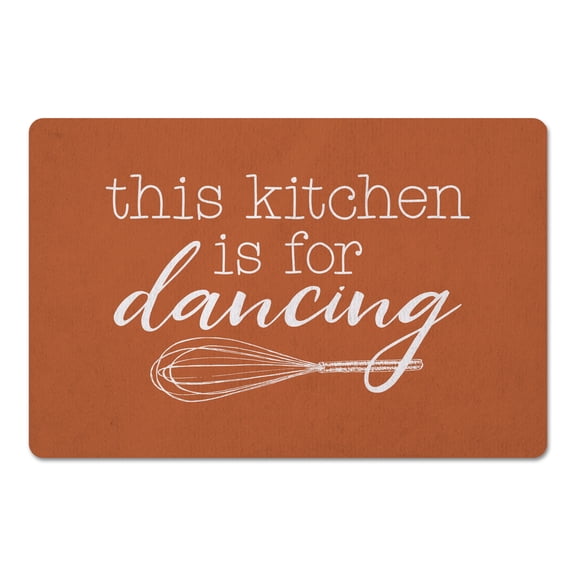 Creative Products Dancing Kitchen Copper 27x18 Floor Mat