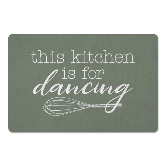 Creative Products Dancing Kitchen Sage 27x18 Floor Mat