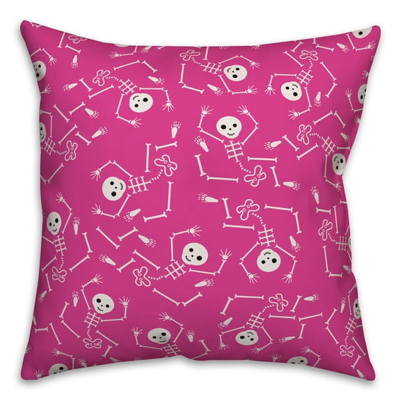 Creative Products Dancing Skellies 18x18 Spun Poly Pillow