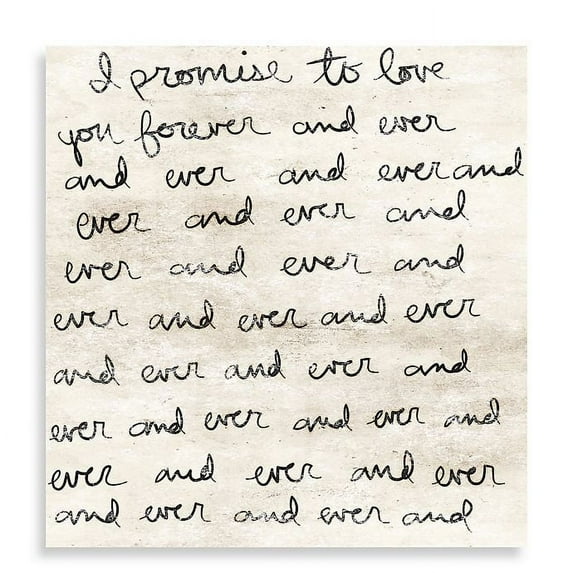 Creative Products Dearest Love Letter 16x16 Gallery Wrapped Canvas