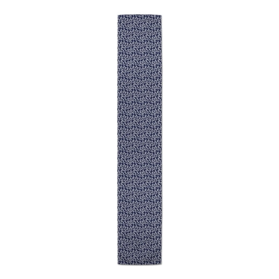 Creative Products Delicate Vines Pattern Navy Blue 16x90 Poly Twill Table Runner