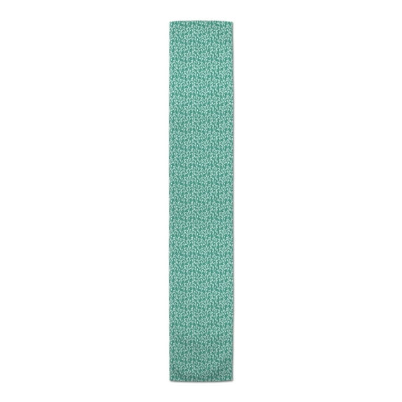 Creative Products Delicate Vines Pattern Teal 16x90 Poly Twill Table Runner