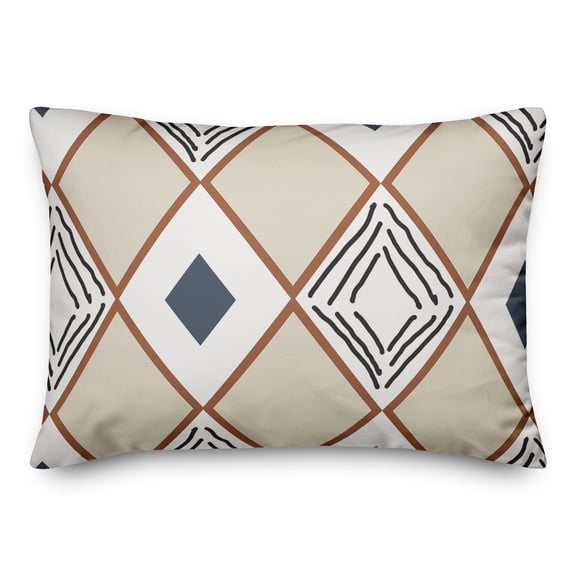 Creative Products Diamond Triangle 20 x 14 Spun Poly Pillow