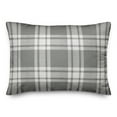 thumbnail image 1 of Creative Products Distress Plaid Gray 14 x 20 Indoor / Outdoor Pillow, 1 of 3