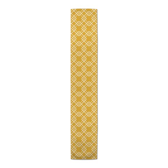 Creative Products Distressed Chevron 16x90 Poly Twill Table Runner