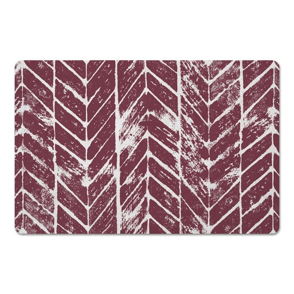 Creative Products Distressed Chevron 27x18 Floor Mat