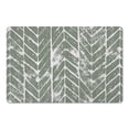 thumbnail image 1 of Creative Products Distressed Chevron Sage 27x18 Floor Mat, 1 of 1