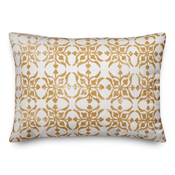 Creative Products Distressed Copper Pattern 14x20 Spun Poly Pillow