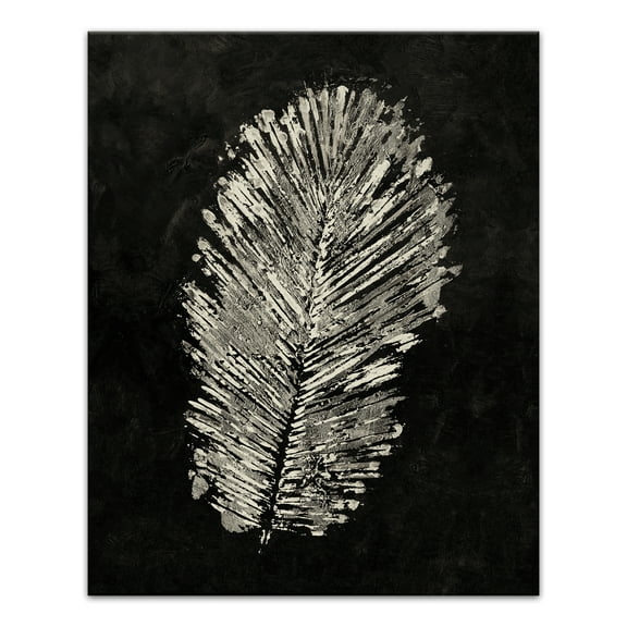 Creative Products Distressed Cream Leaf 16 x 20 Canvas Wall Art