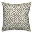 thumbnail image 1 of Creative Products Distressed Diamond Pattern 18x18 Spun Poly Pillow, 1 of 3