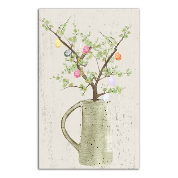 Creative Products Distressed Easter Tree 20x30 Canvas Wall Art