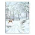 thumbnail image 1 of Creative Products Doe Walking In The Snow 30 x 40 Canvas Wall Art, 1 of 4