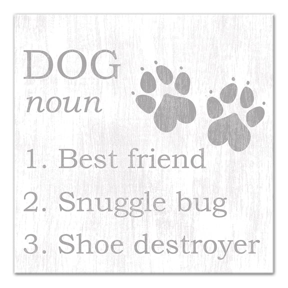 Creative Products Dog Definition 12x12 Canvas Wall Art