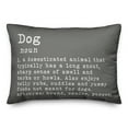 thumbnail image 1 of Creative Products Dog Definition 14x20 Spun Poly Pillow, 1 of 3