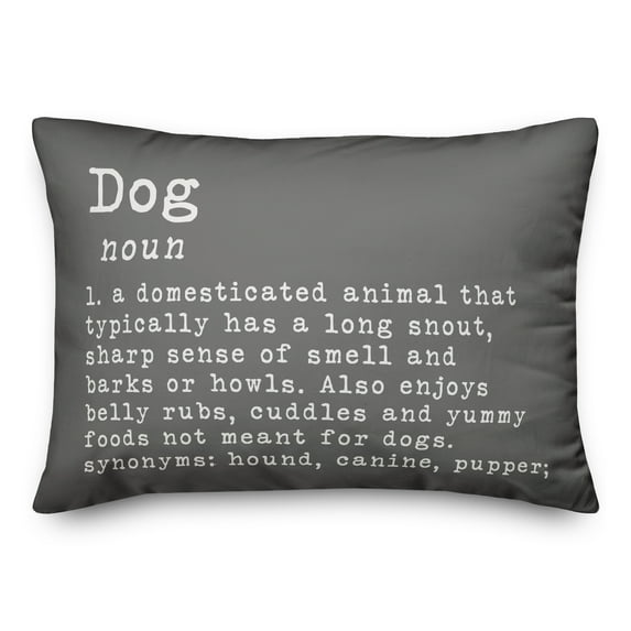 Creative Products Dog Definition 14x20 Spun Poly Pillow