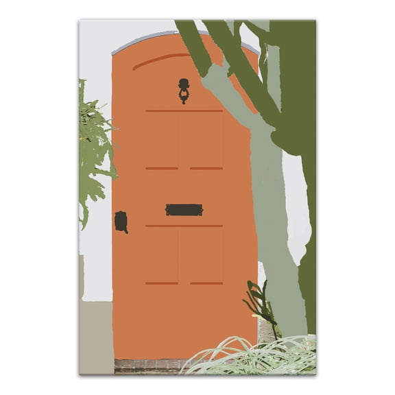Creative Products Door With Cactus 24 x 36 Canvas Wall Art