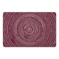 thumbnail image 1 of Creative Products Dot Circle Berry 27x18 Floor Mat, 1 of 1