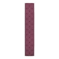thumbnail image 1 of Creative Products Dotted Diamond Burgundy 16x72 Poly Twill Table Runner, 1 of 3