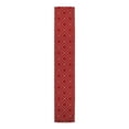 thumbnail image 1 of Creative Products Dotted Diamond Red 16x90 Poly Twill Table Runner, 1 of 3
