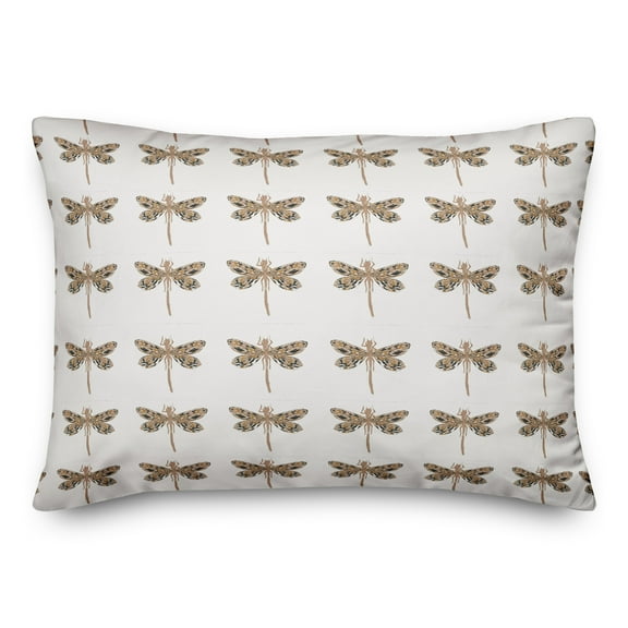 Creative Products Dragonfly Pattern 20 x 14 Spun Poly Pillow