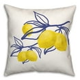 thumbnail image 1 of Creative Products Drawn Branch Lemons 1 16 x 16 Spun Poly Pillow, 1 of 3