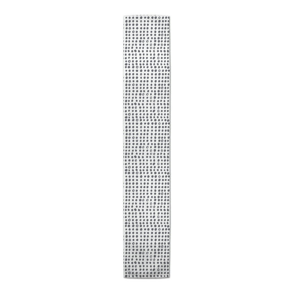 Creative Products Drawn Dots 16x72 Poly Twill Table Runner