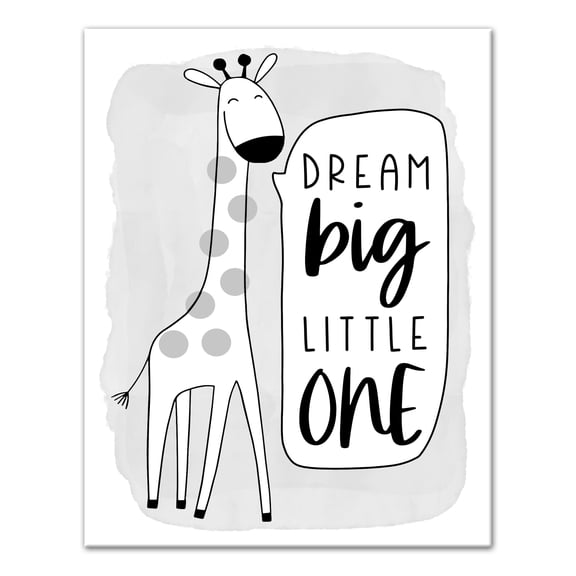 Creative Products Dream Big Little One 11x14 Canvas Wall Art