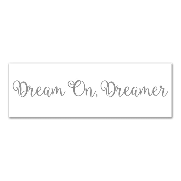 Creative Products Dream On. Dreamer 12x36 Canvas Wall Art