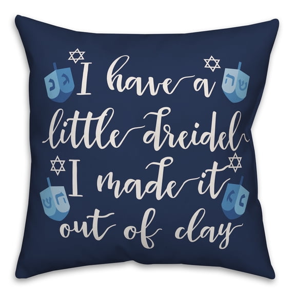 Creative Products Dreidel Song 18x18 Spun Poly Pillow