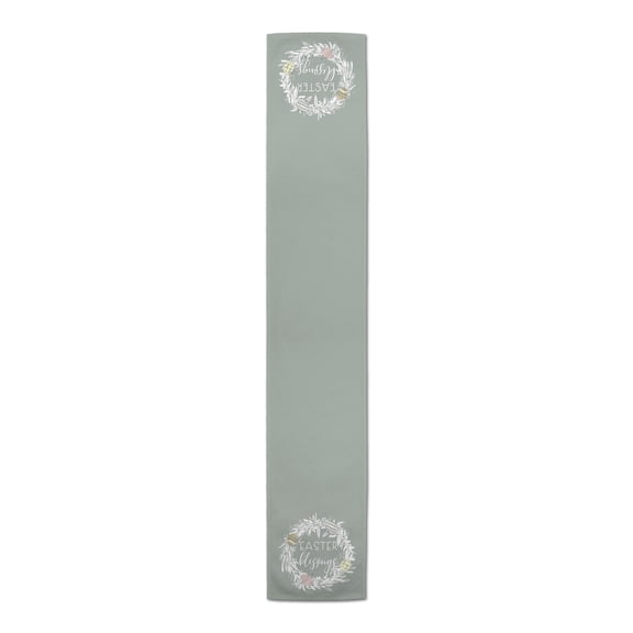 Creative Products Easter Blessings Wreath 16 x 90 Cotton Twill Table Runner