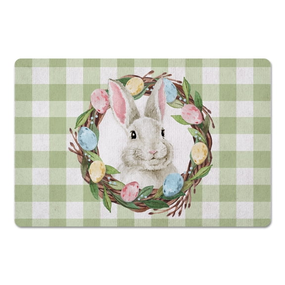 Creative Products Easter Egg Wreath 27x18 Floor Mat
