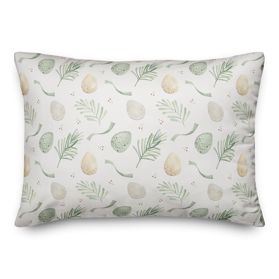 Creative Products Easter Eggs Ribbons Pillow 4 14 x 20 Spun Poly Pillow