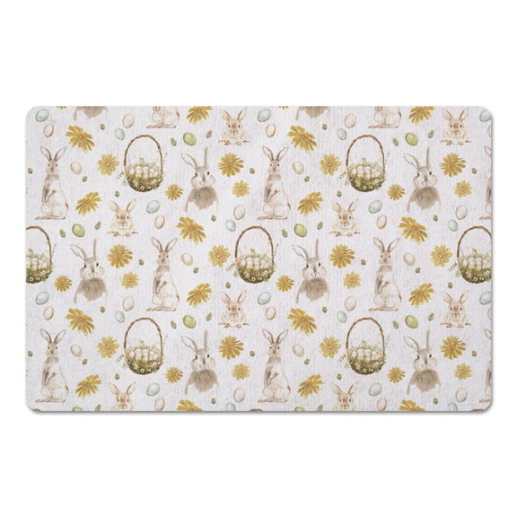 Creative Products Easter Greetings Pattern 18 x 27 Floor Mat