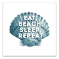 thumbnail image 1 of Creative Products Eat Sleep Beach Repeat 24 x 24 Canvas Wall Art, 1 of 5